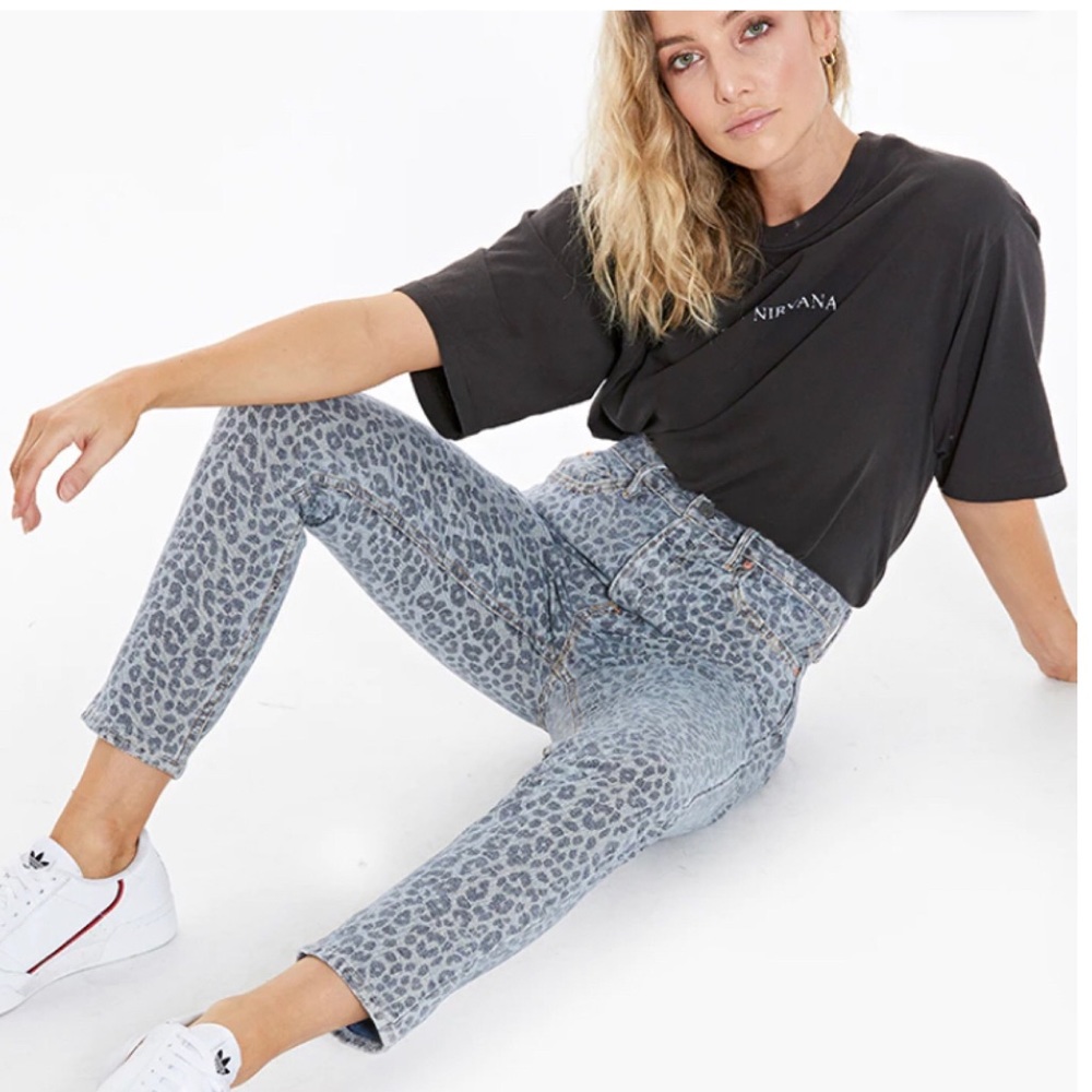 GRLFRND Karolina High Rise Skinny Jeans WILD CAT - Picture 1 of 16